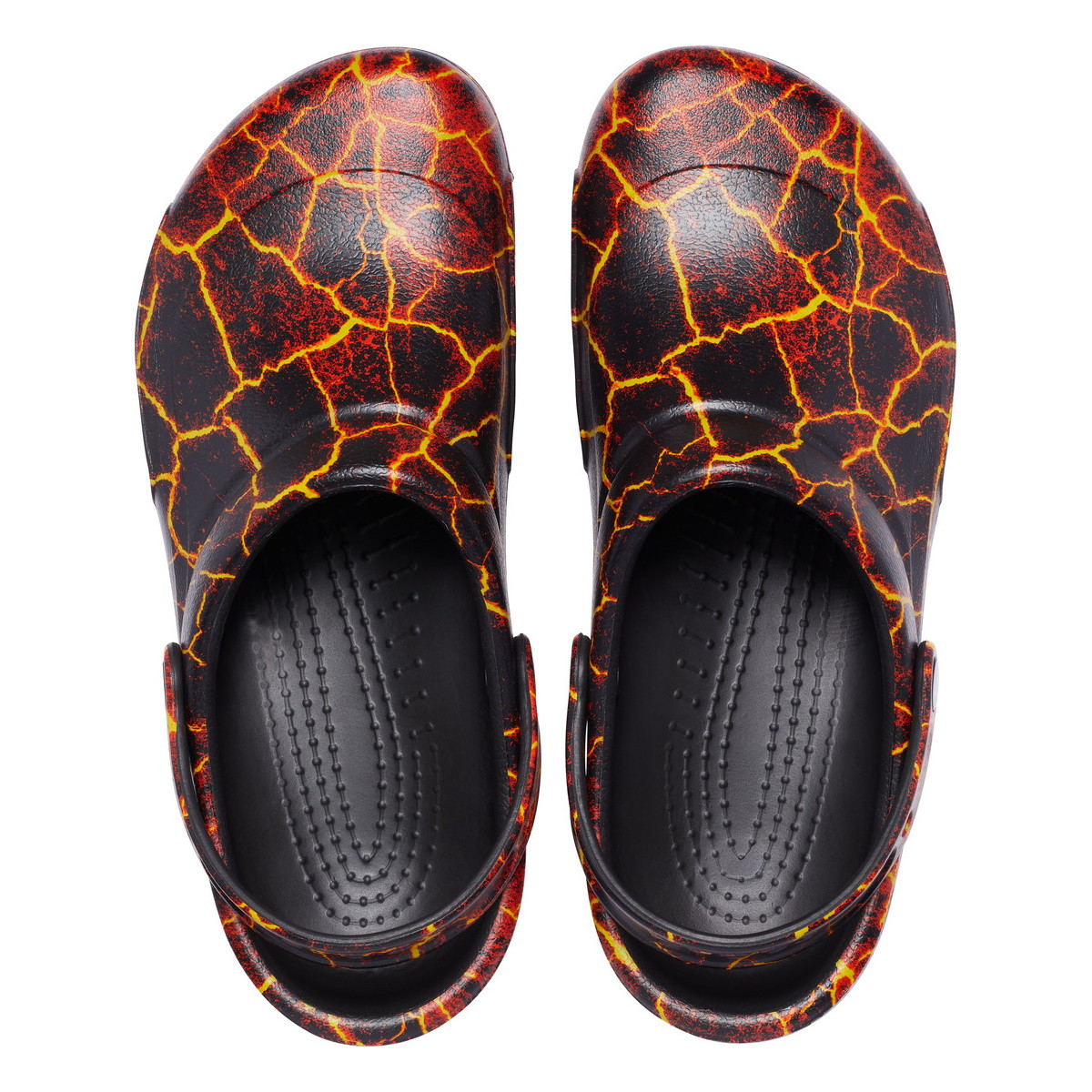 Saboti Crocs Bistro Graphic Clog Negru - Black/Flame - 4 | YEO