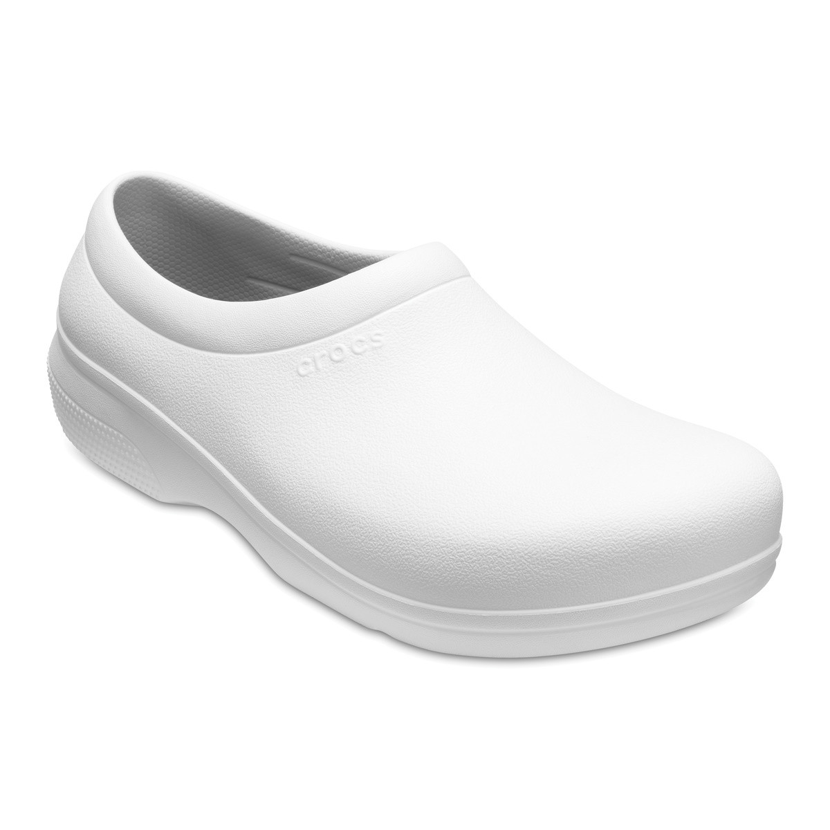 Saboti Crocs On The Clock Work Slip-On Alb - White - 1 | YEO