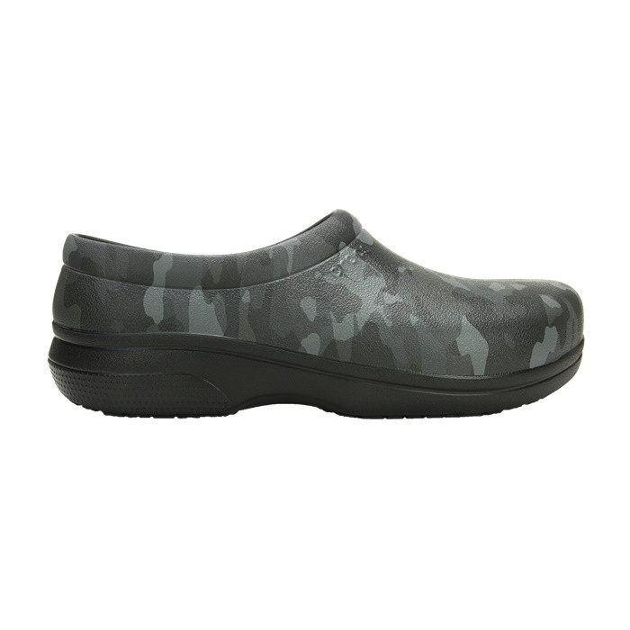 Saboti Crocs On The Clock Graphic Work Slip-On Negru – Black/Camo Bărbaţi
