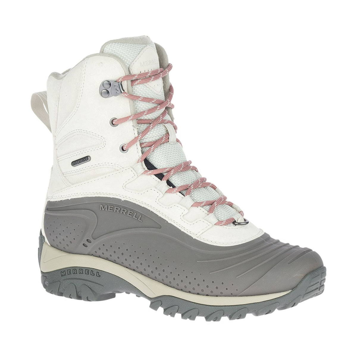Bocanci Merrell Women\'s Thermo Frosty Tall Shell Waterproof GRI - BIRCH/BRINDLE