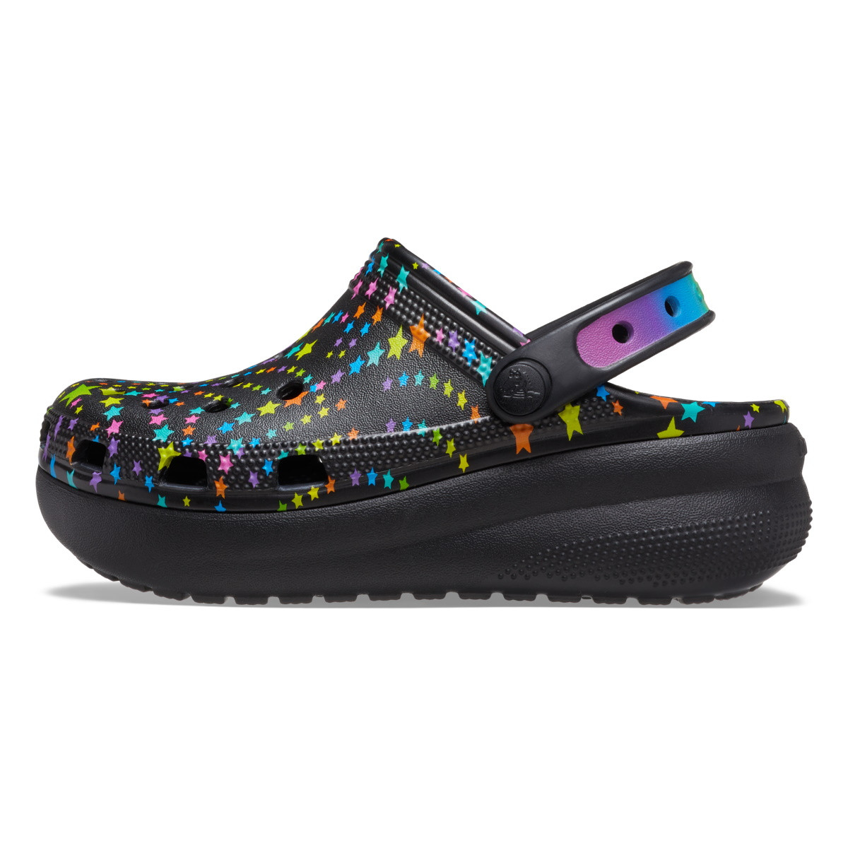 Saboți Crocs Classic Disco Dance Party Cutie Clog Kids Negru - Black/Multi - 2 | YEO