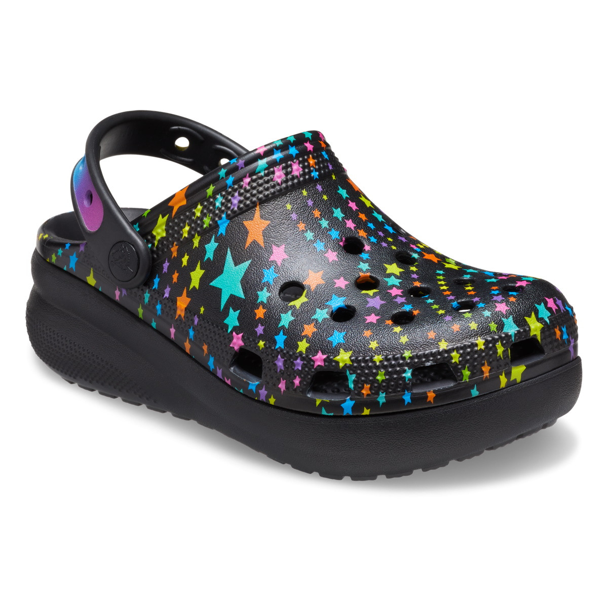 Saboți Crocs Classic Disco Dance Party Cutie Clog Kids Negru - Black/Multi - 1 | YEO