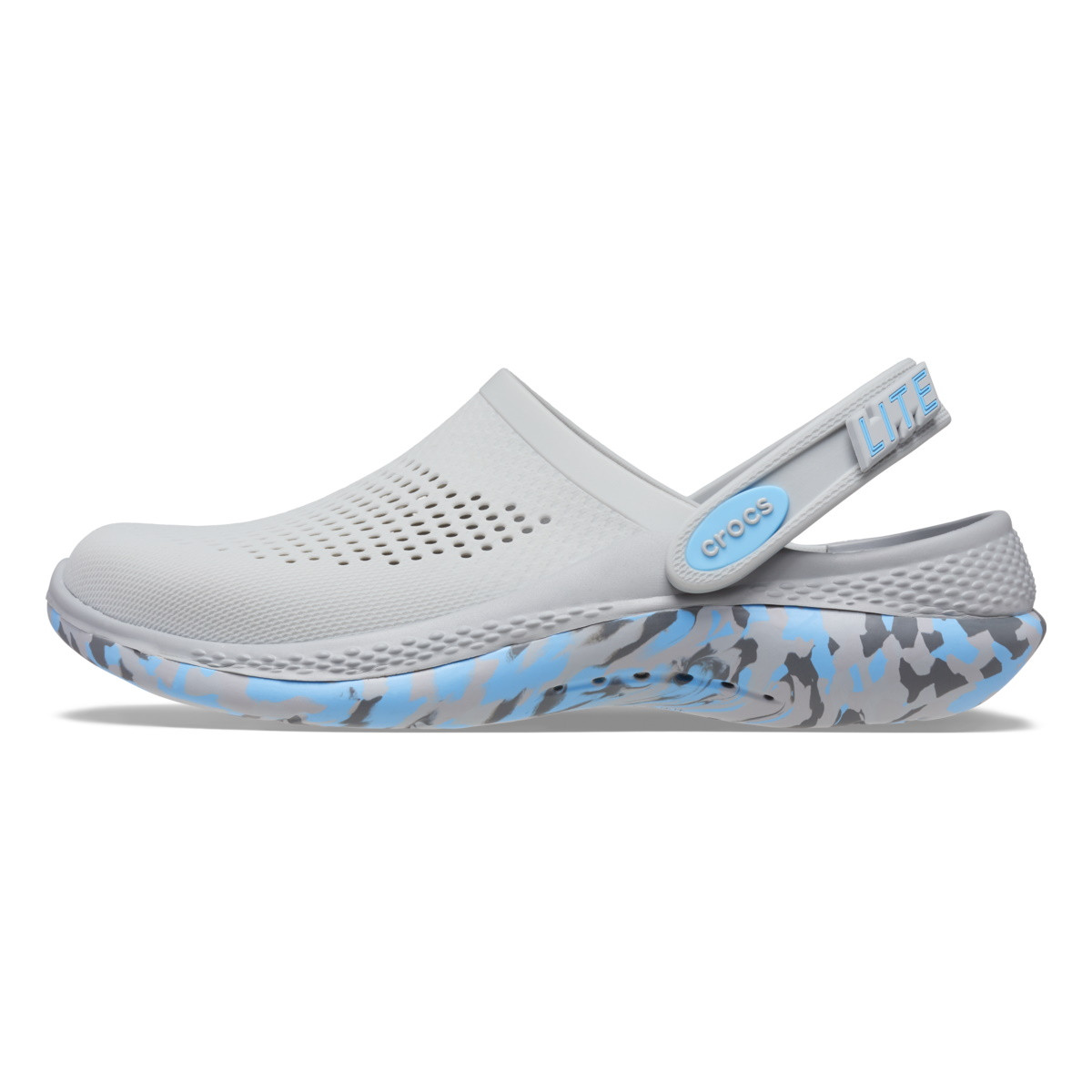 Saboti Crocs LiteRide 360 Marbled Clog Gri - Light Grey/Oxygen - 2 | YEO