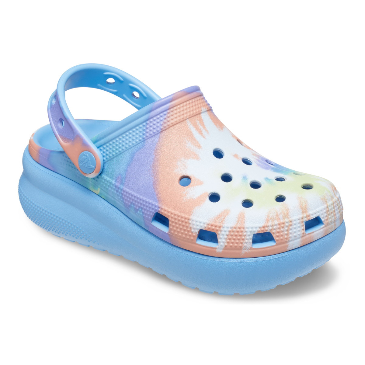Saboți Crocs Classic Tie Dye Cutie Clog Kids Alb - Oxygen / Multi - 1 | YEO