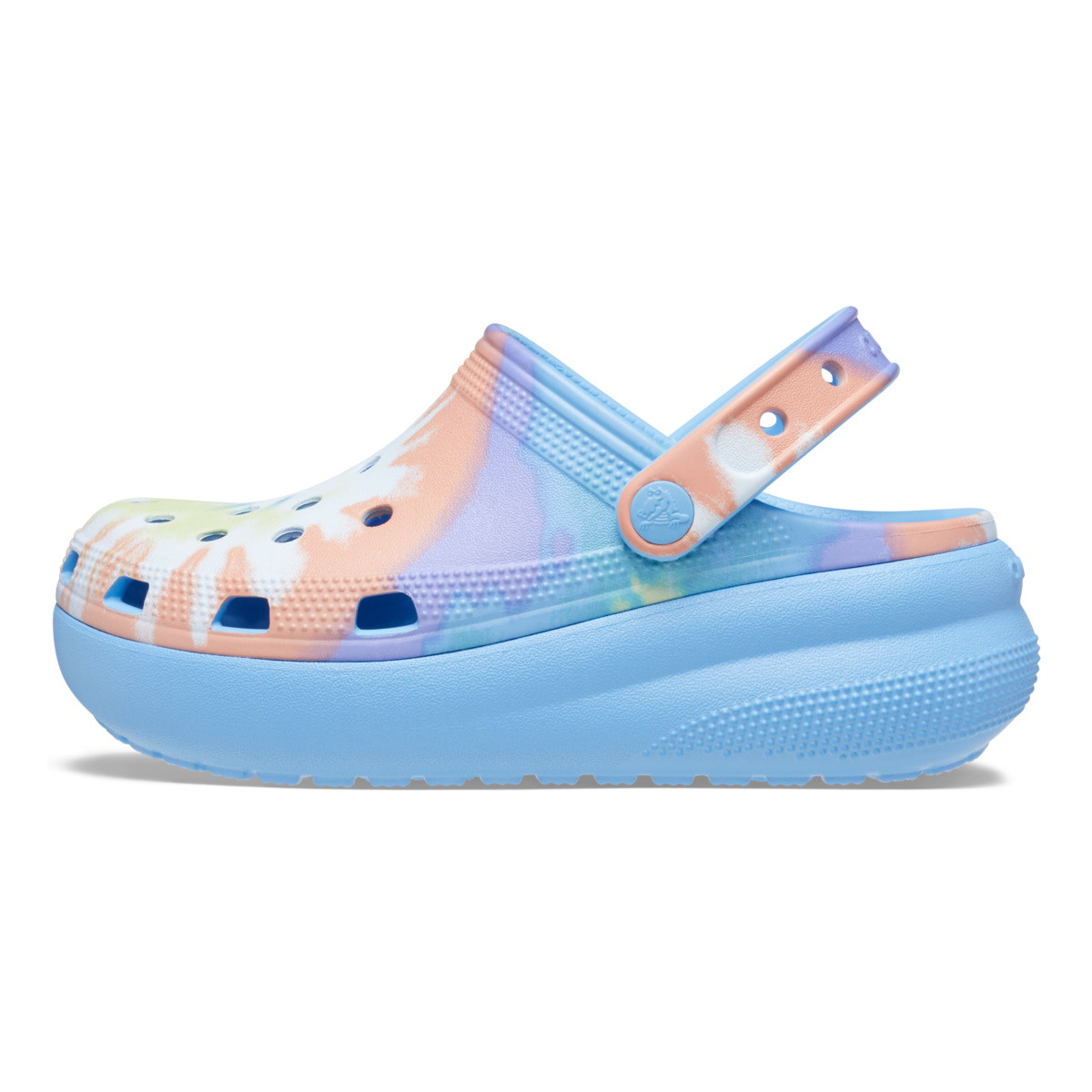 Saboți Crocs Classic Tie Dye Cutie Clog Kids Alb - Oxygen / Multi - 2 | YEO