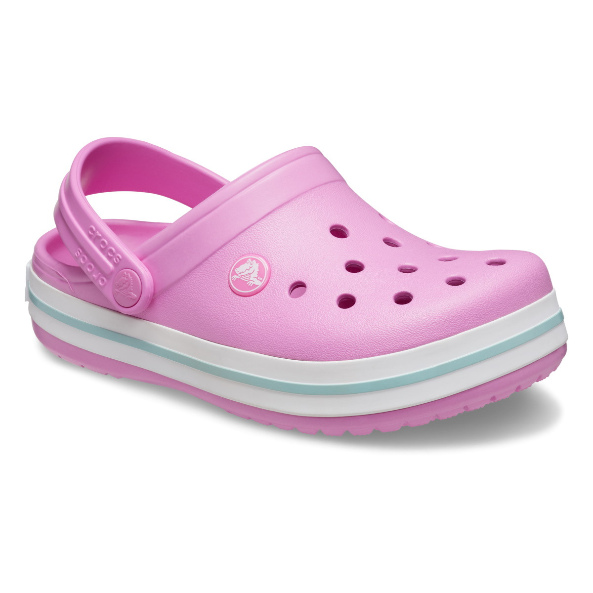 Saboți Crocs Crocband Kid\'s New Clog Roz - Taffy Pink - 1 | YEO