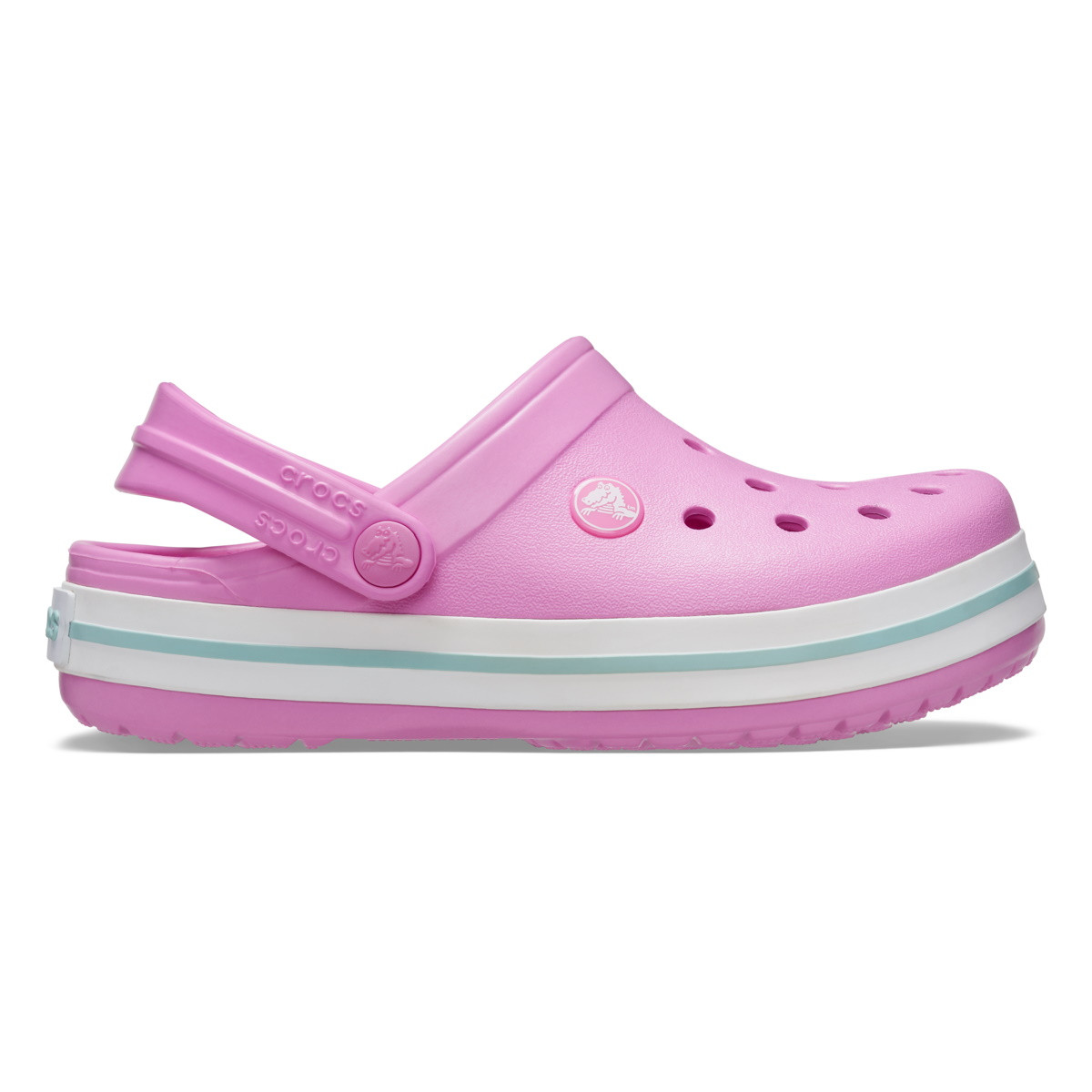 Saboți Crocs Crocband Kid’s New Clog Roz – Taffy Pink Clog imagine 2022
