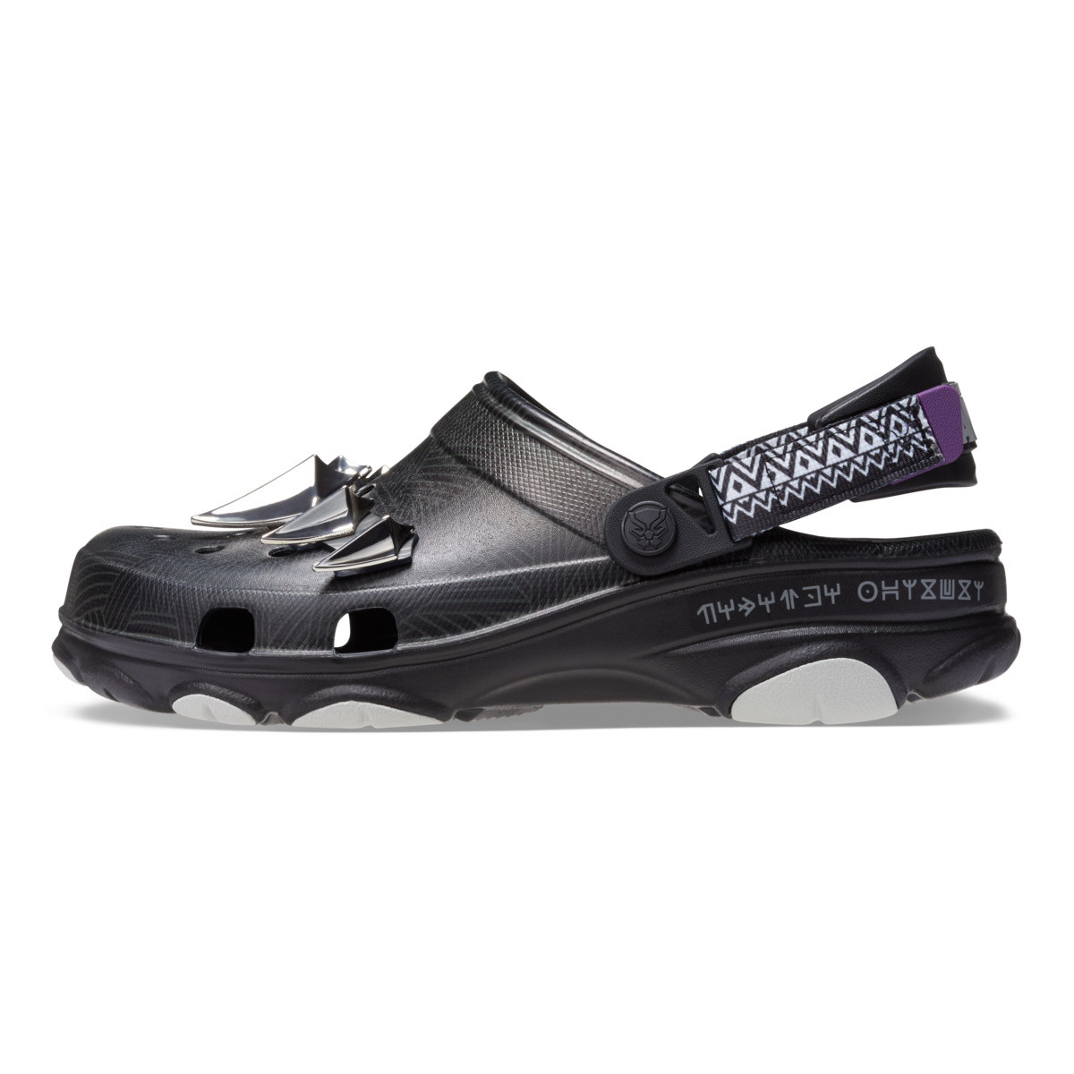 Saboti Crocs Classic All Terrain Black Panther Clog Negru - Black/Multi - 3 | YEO