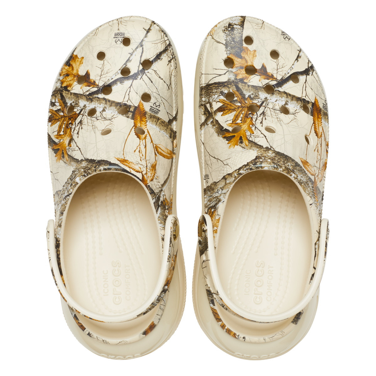 Saboți Crocs Classic Mega Crush Realtree Clog Bej - Bone - 4 | YEO