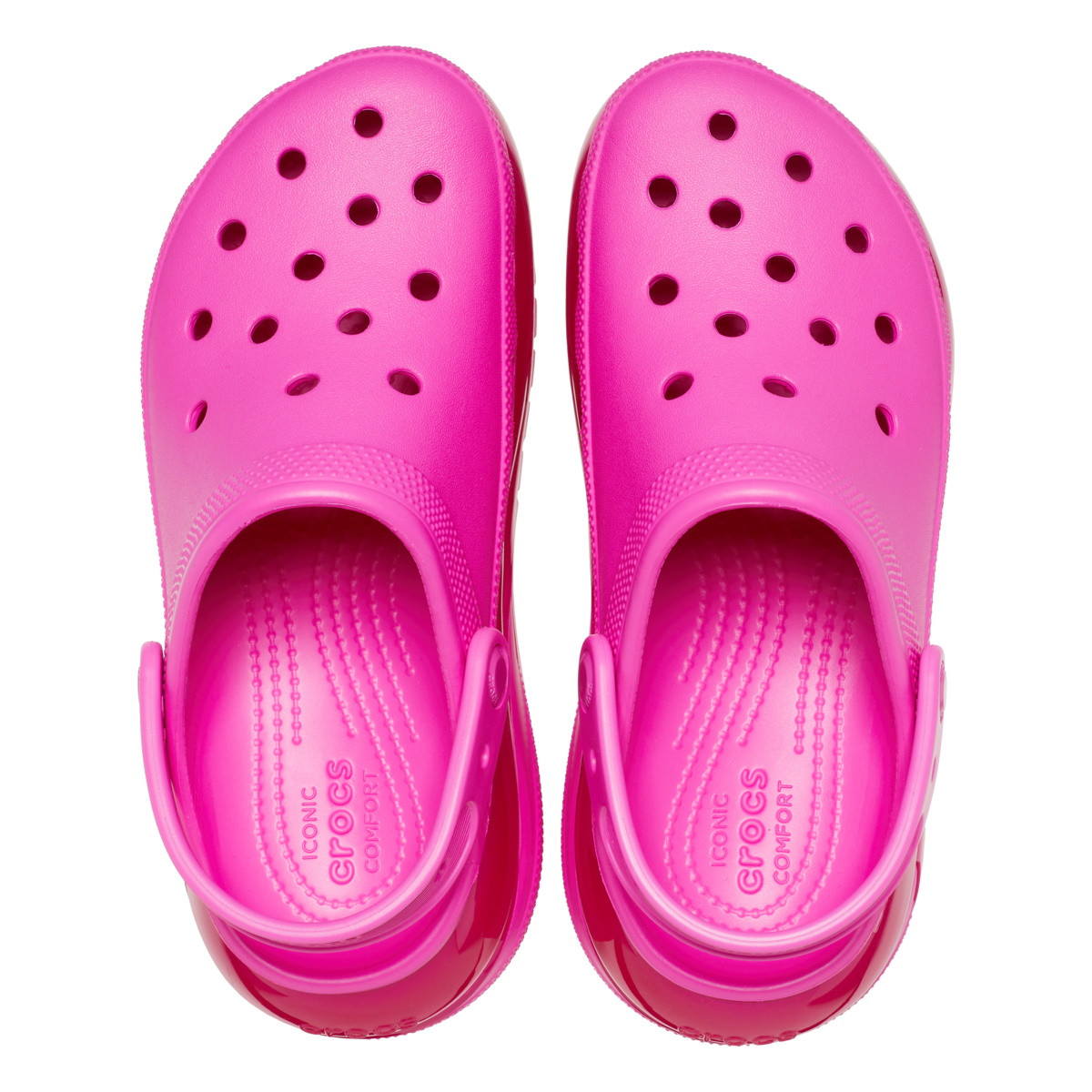 Saboți Crocs Classic Mega Crush Clog Roz - Juice - 4 | YEO
