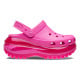 Saboți Crocs Classic Mega Crush Clog Culoare Roz - Juice