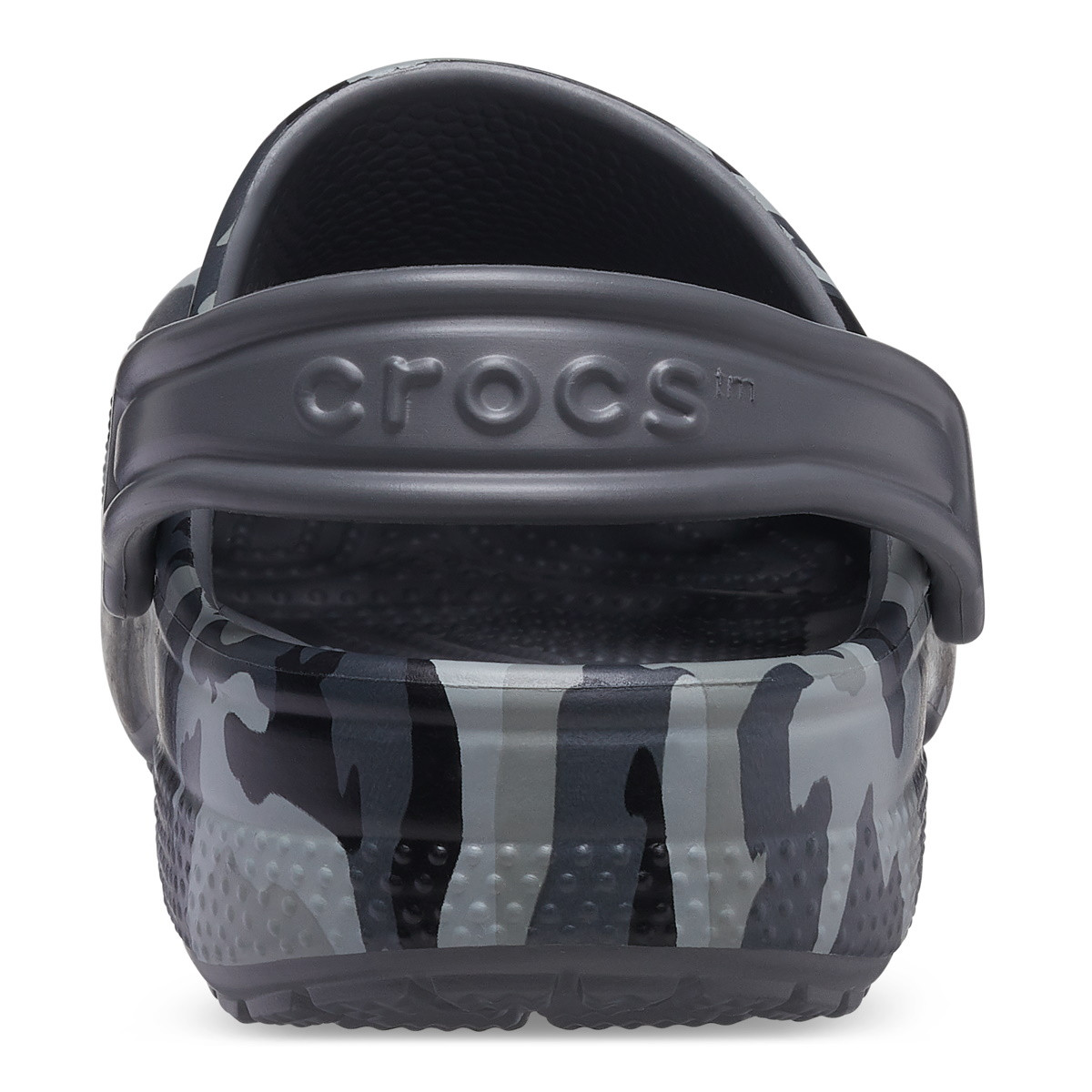 Saboti Crocs Toddler Classic Camo Clog Negru - Black/Grey - 5 | YEO