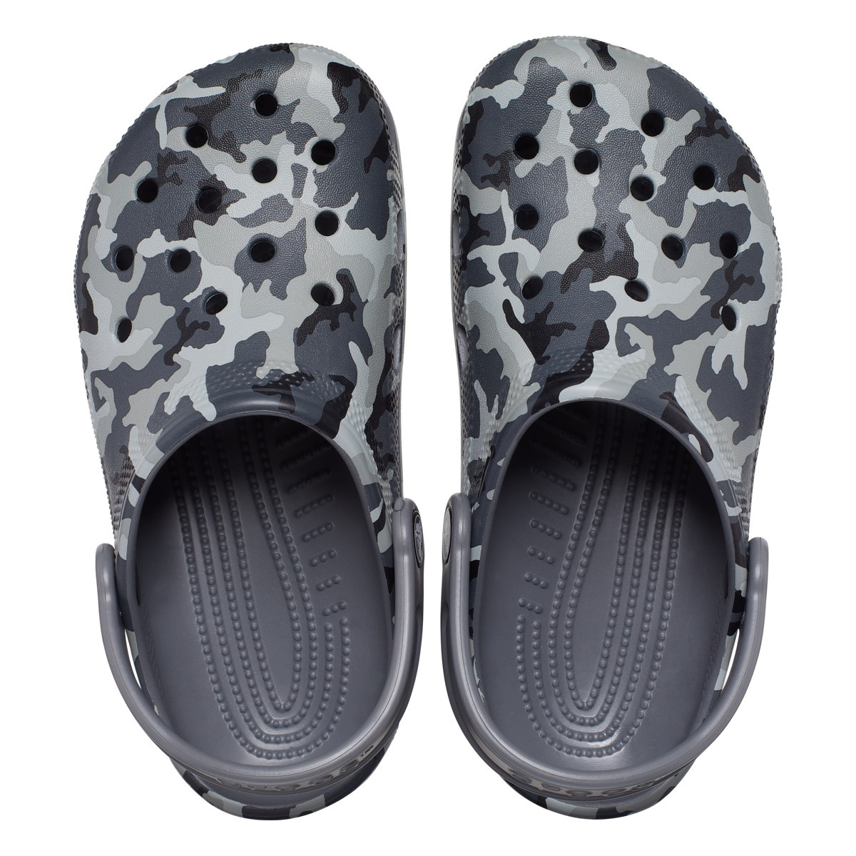 Saboti Crocs Toddler Classic Camo Clog Negru - Black/Grey - 4 | YEO