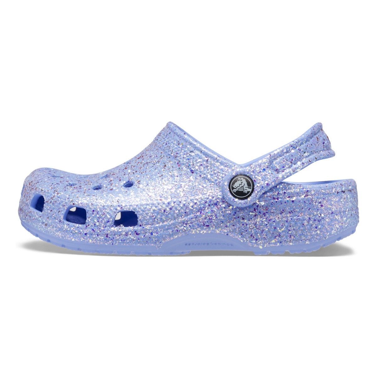 Saboti Crocs Classic Glitter Clog Kids Mov - Moon Jelly - 2 | YEO