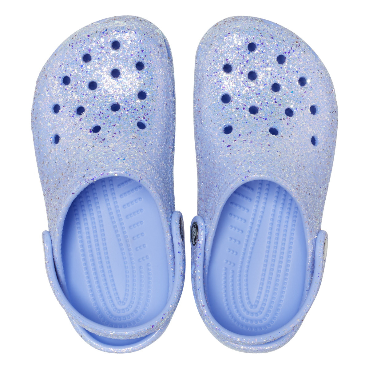 Saboti Crocs Classic Glitter Clog Kids Mov - Moon Jelly - 4 | YEO