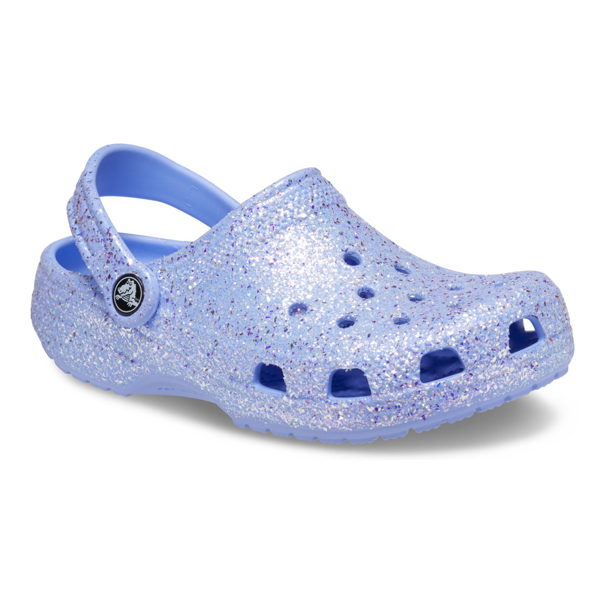 Saboti Crocs Classic Glitter Clog Kids Mov - Moon Jelly - 1 | YEO