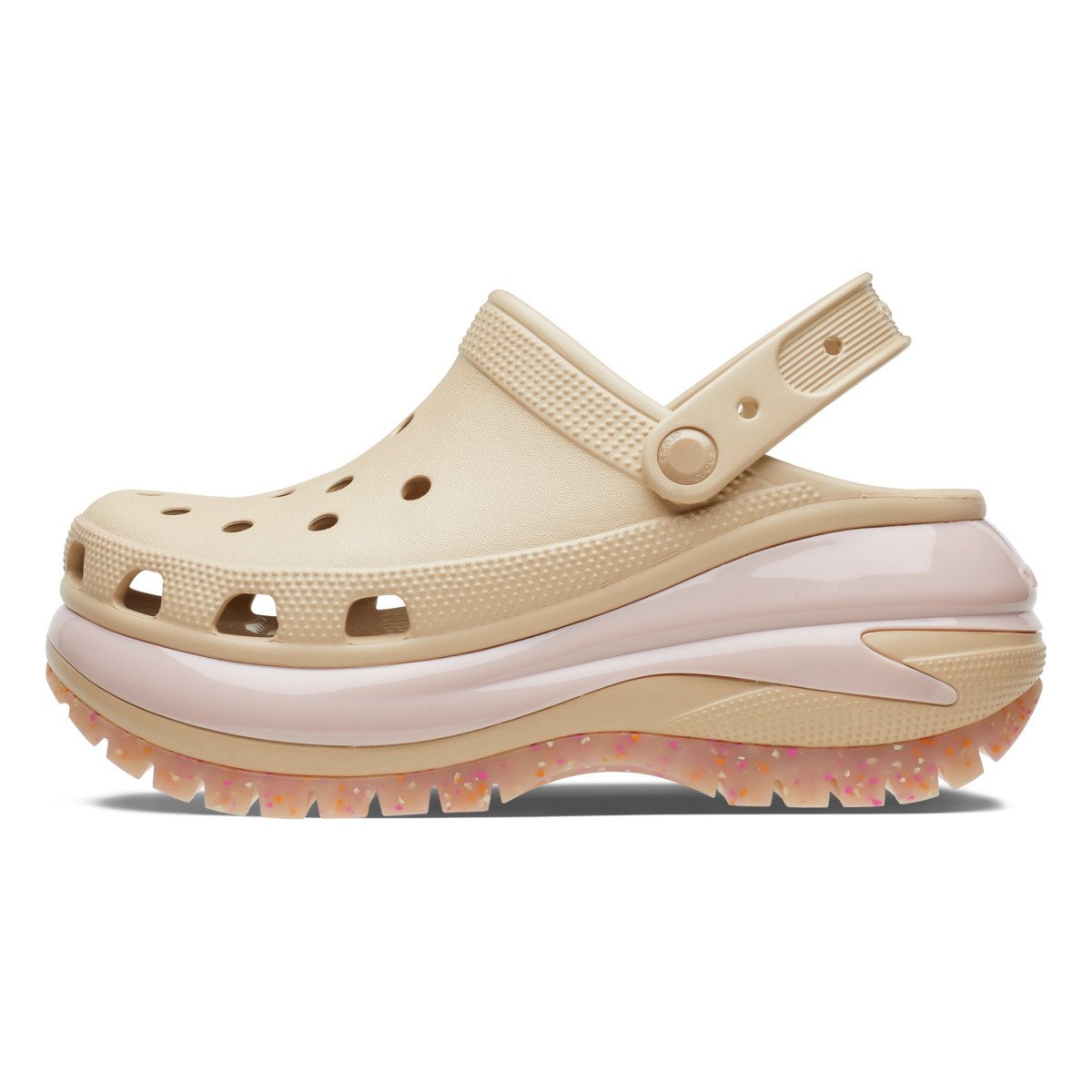 Saboți Crocs Classic Mega Crush Clog Maro - Chai/Multi - 2 | YEO