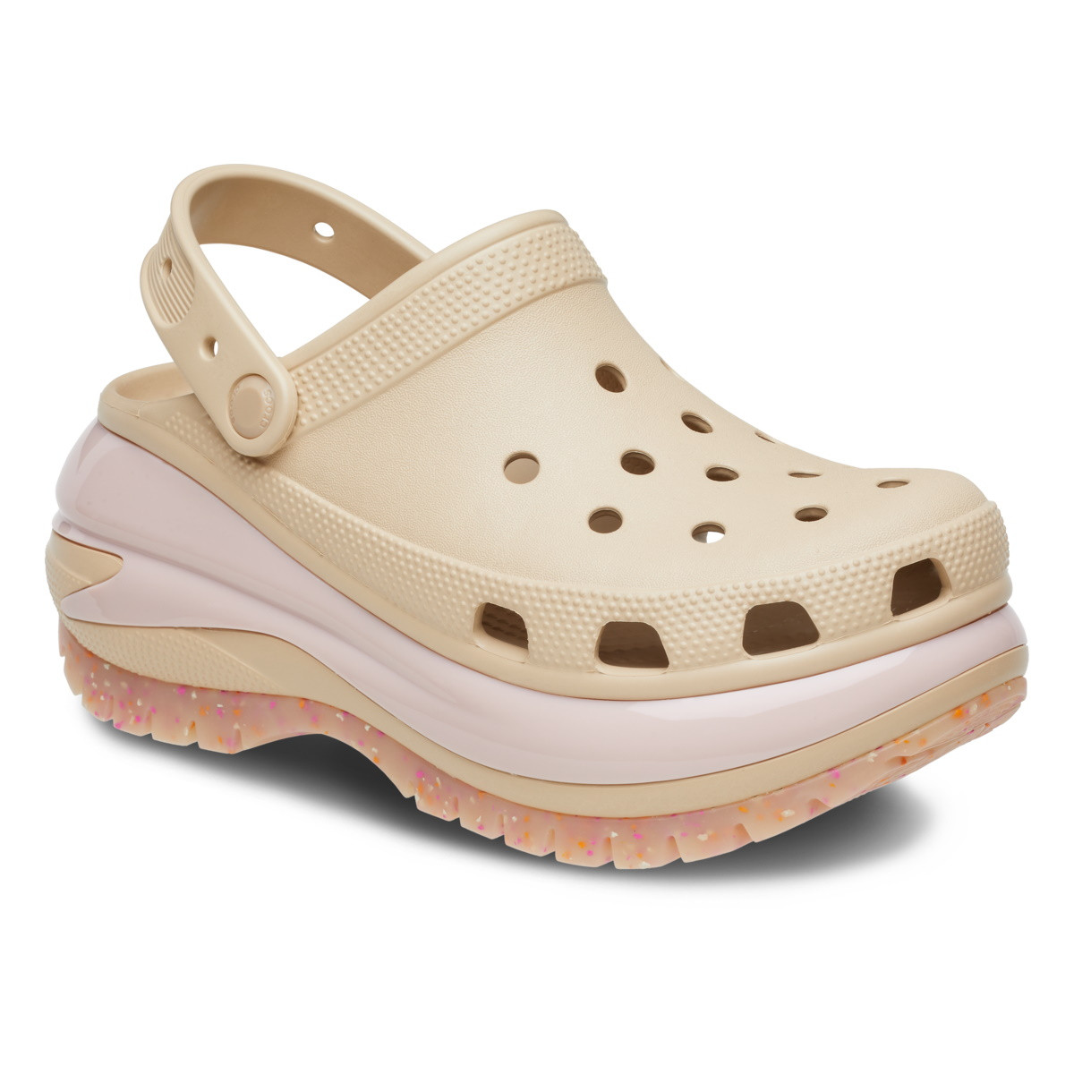 Saboți Crocs Classic Mega Crush Clog Maro - Chai/Multi - 1 | YEO