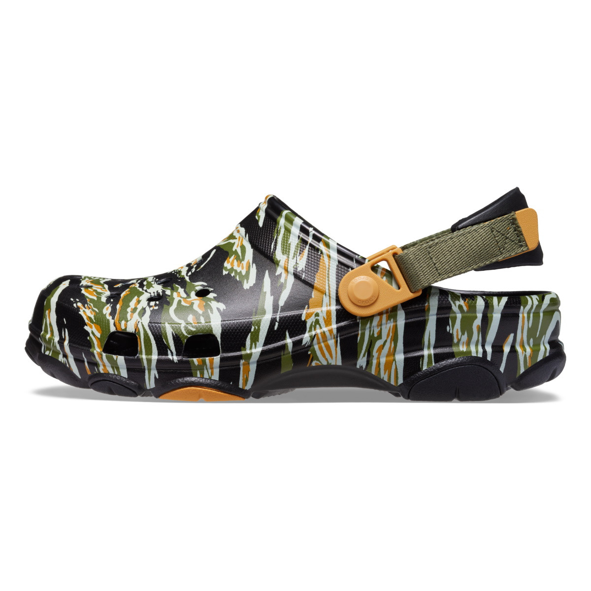 Saboti Crocs Classic All Terrain Camo Clog Negru - Black/Multi - 2 | YEO