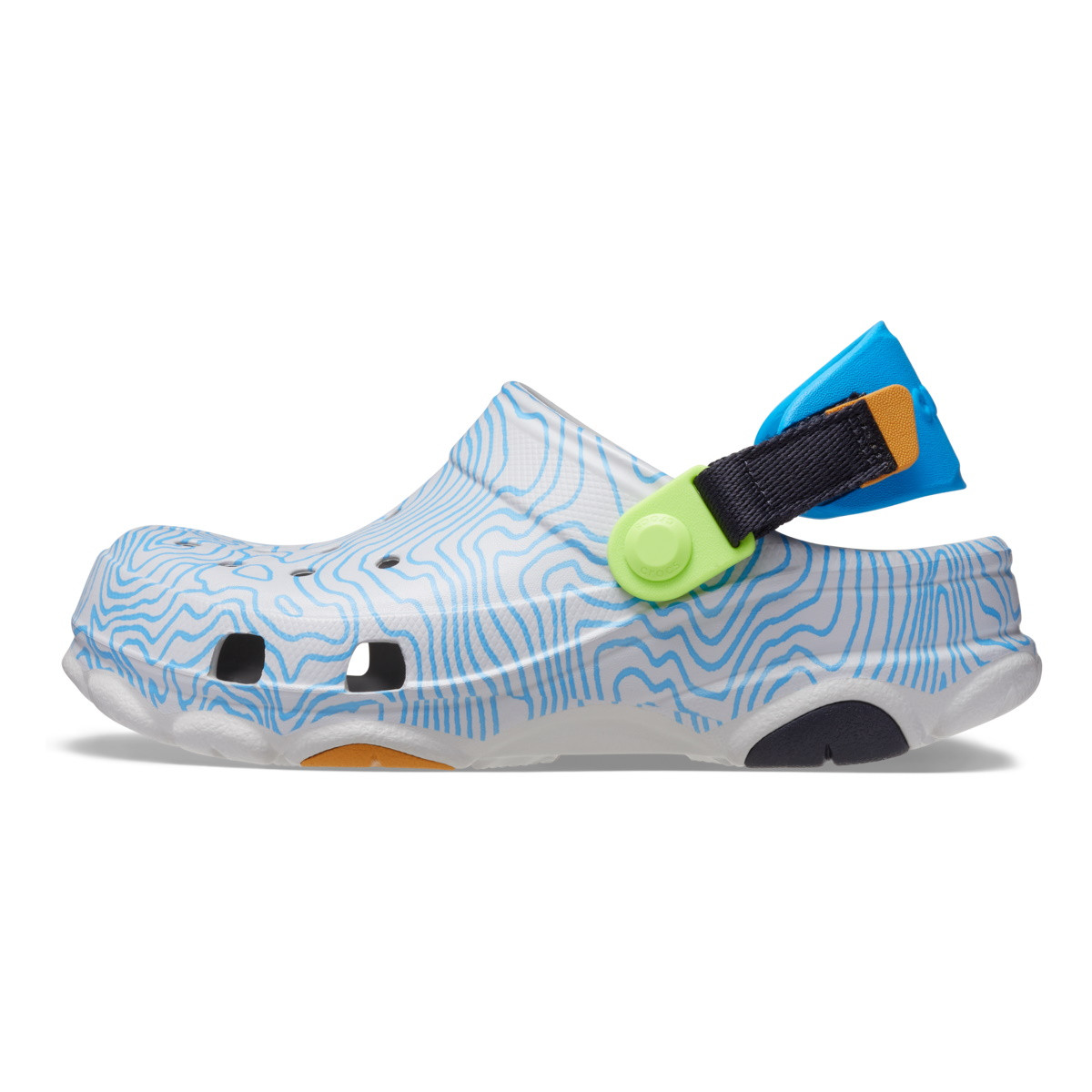 Saboți Crocs Toddler All Terrain Topographic Clog Gri - Atmosphere/Multi - 2 | YEO