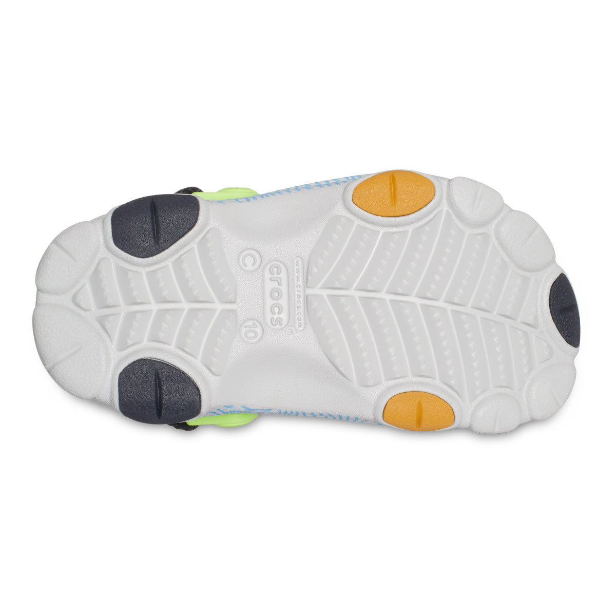 Saboți Crocs Toddler All Terrain Topographic Clog Gri - Atmosphere/Multi