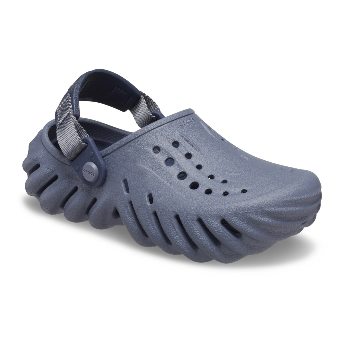 Saboti Crocs Classic Echo Clog Kids Albastru - Storm - 1 | YEO