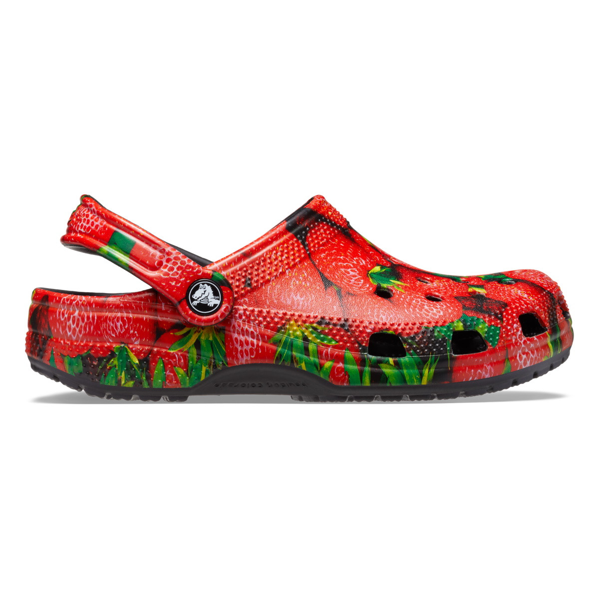 Saboti Crocs Classic Hyper Real Clog Rosu - Red/Black