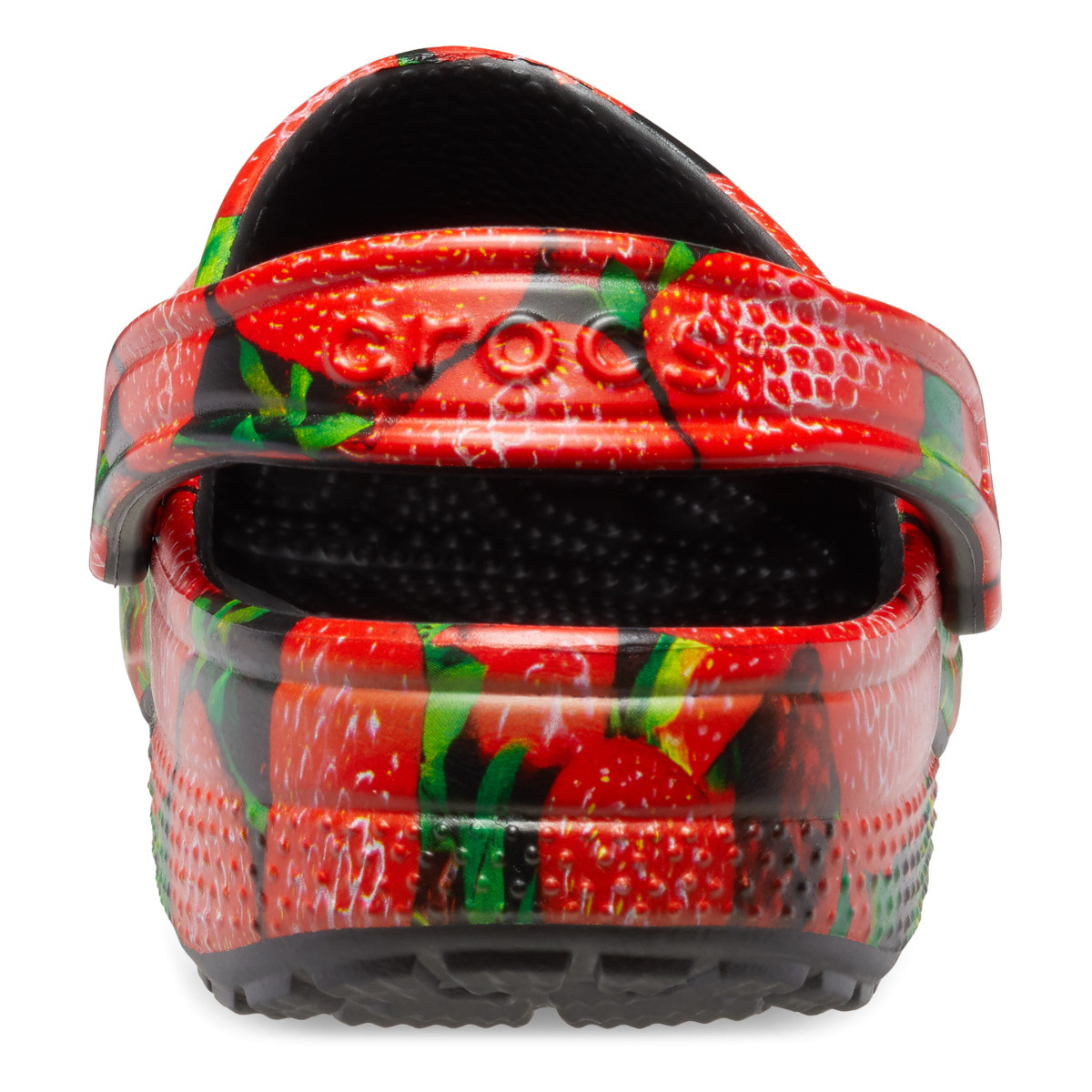 Saboti Crocs Classic Hyper Real Clog Roșu - Red/Black - 5 | YEO