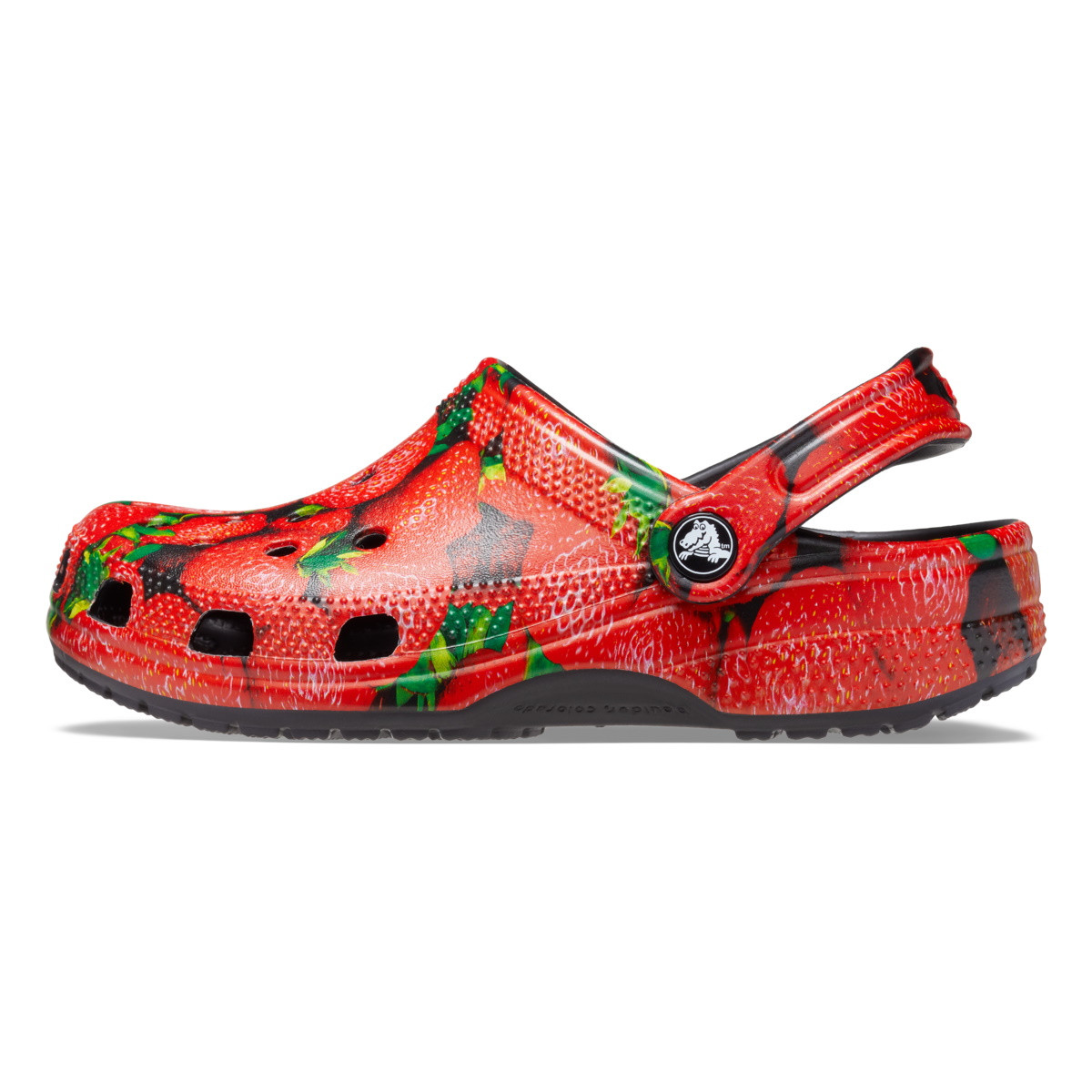 Saboti Crocs Classic Hyper Real Clog Roșu - Red/Black - 2 | YEO