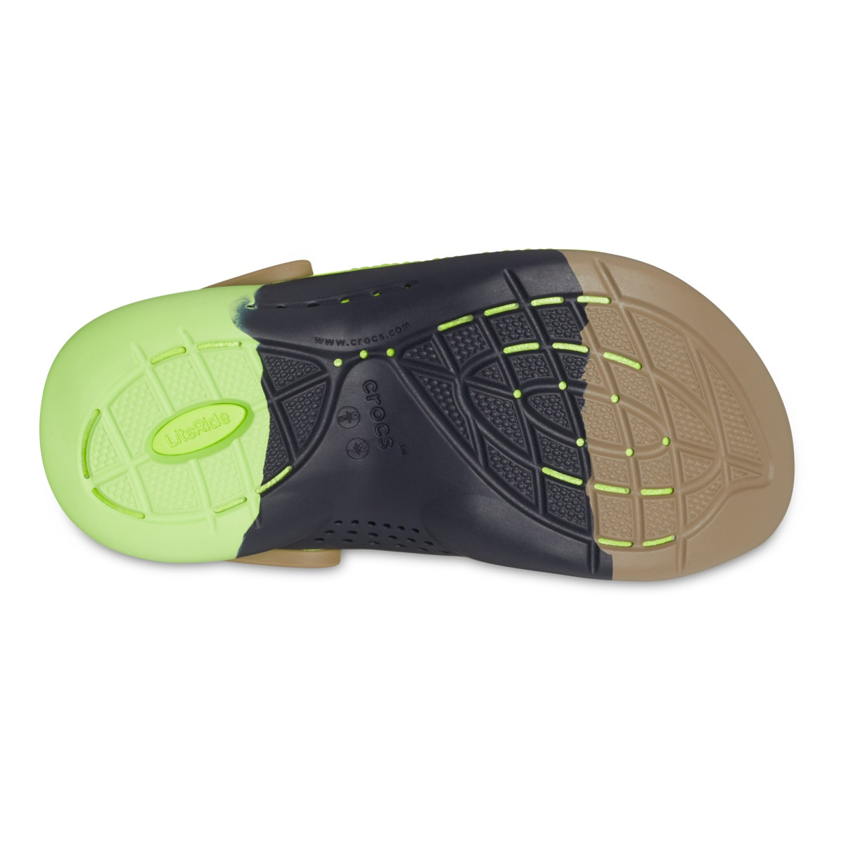 Saboti Crocs LiteRide 360 Ombre Marbled Clog Maro - Khaki/Multi - 5 | YEO