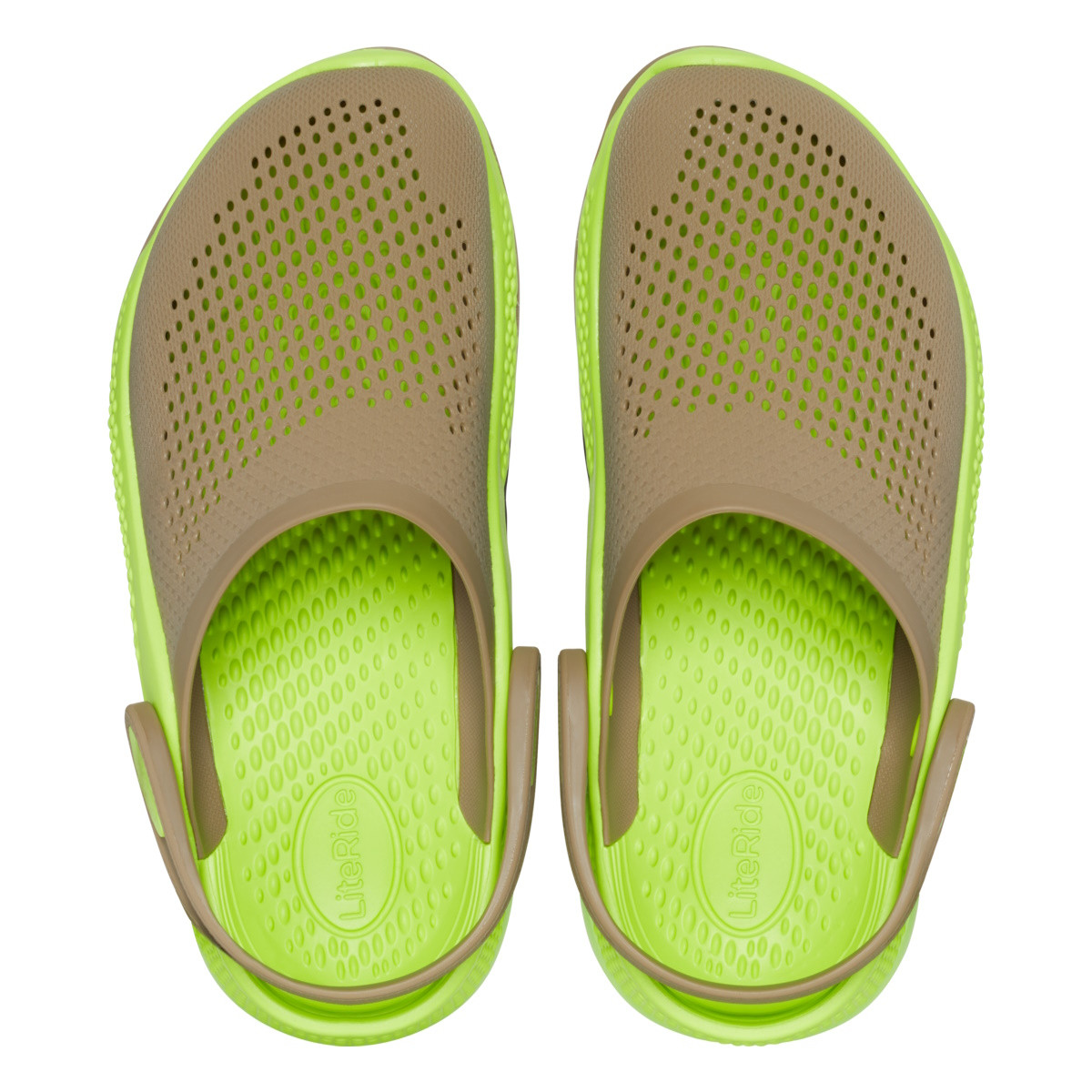 Saboti Crocs LiteRide 360 Ombre Marbled Clog Maro - Khaki/Multi - 4 | YEO