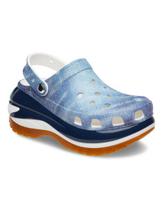 Saboți Crocs Classic Mega... Alb - White/Multi 2
