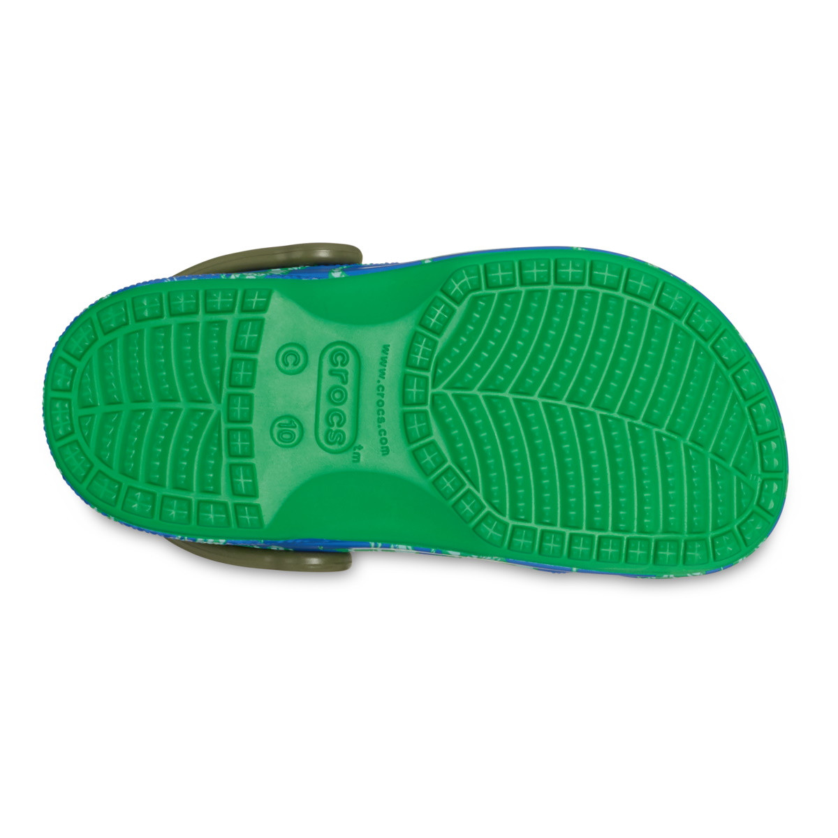 Saboți Crocs Toddler Baya Graphic Clog Albastru - Blue Bolt/Multi