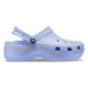 Saboți Crocs Women's Classic Platform Glitter Clog Culoare Mov - Moon Jelly