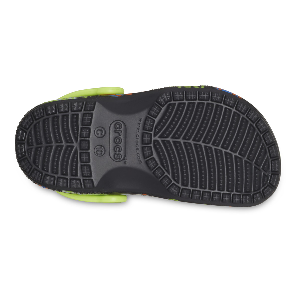 Saboti Crocs Classic Toddler Lightning Bolt Clog Negru - Black