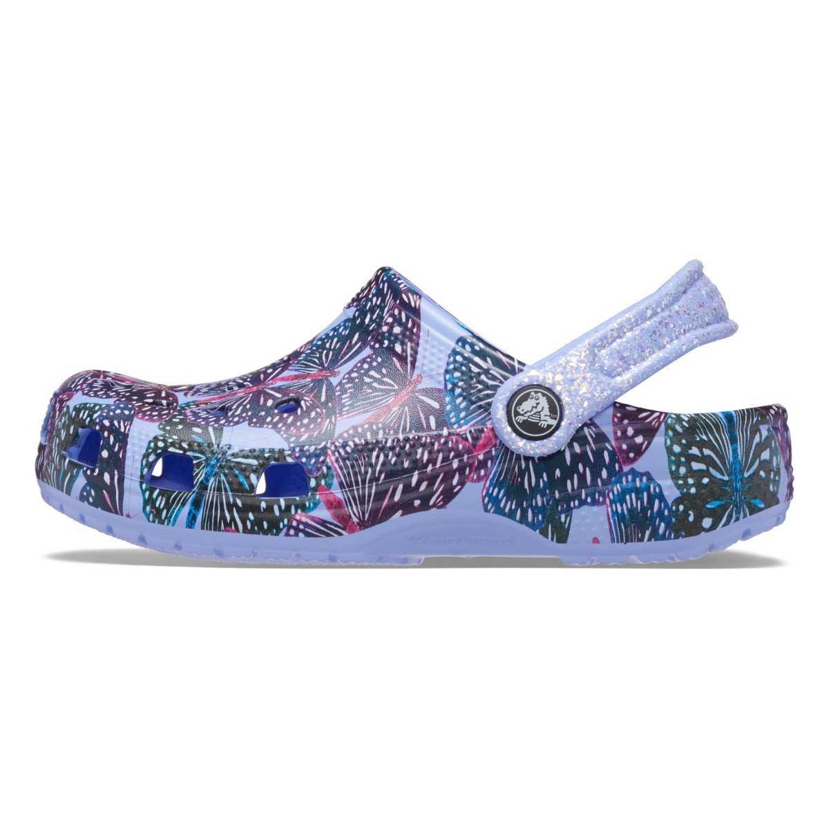 Saboti Crocs Classic Butterfly Clog Kids Mov - Moon Jelly - 2 | YEO