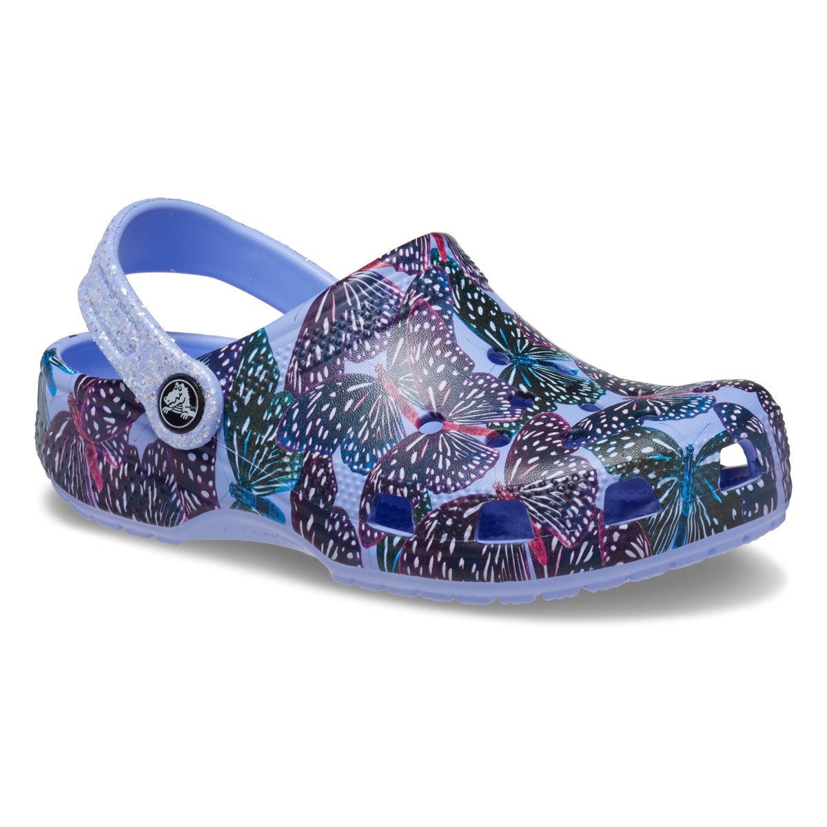 Saboti Crocs Classic Butterfly Clog Kids Mov - Moon Jelly - 1 | YEO