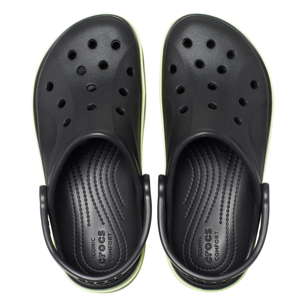 Saboti Crocs Bayaband Sport Band Clog Kids Negru - Black/Multi - 4 | YEO