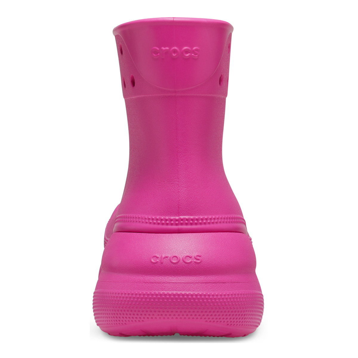 Cizme Crocs Classic Crush Rain Boot Roz - Juice - 5 | YEO