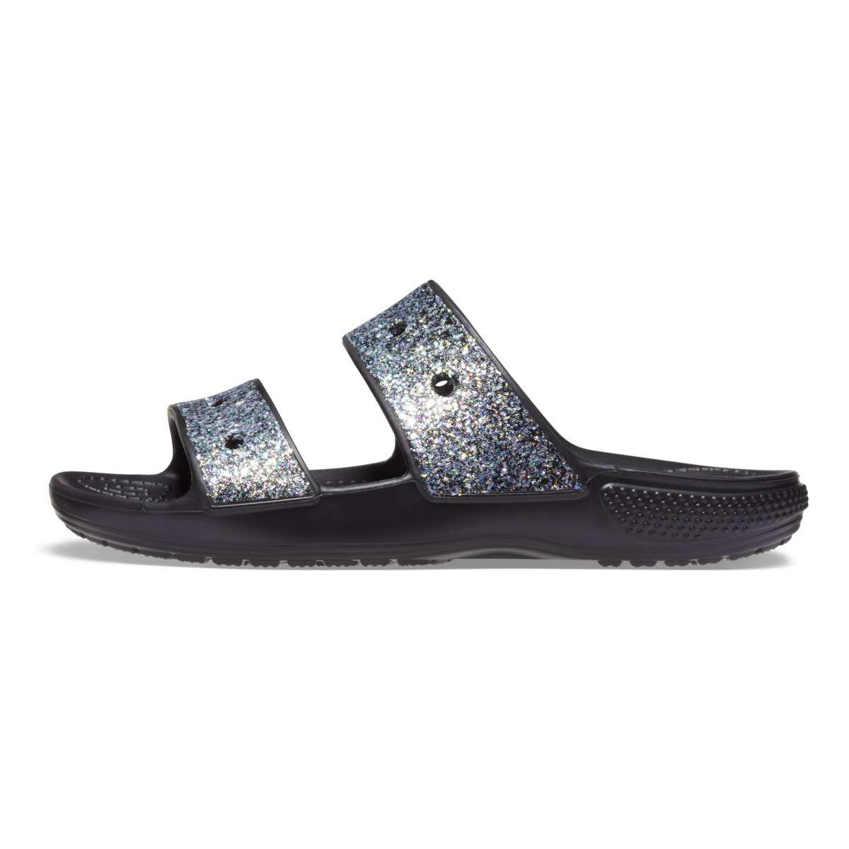 Sandale Crocs Classic Glitter Sandal Kids Negru - Black/Multi - 2 | YEO