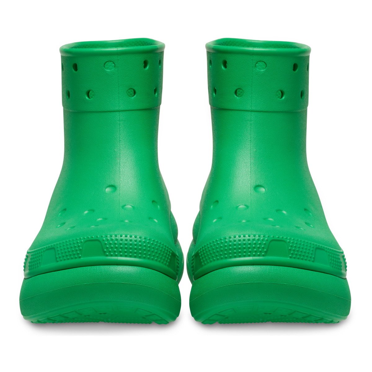 Cizme Crocs Classic Crush Rain Boot Verde - Grass Green - 3 | YEO