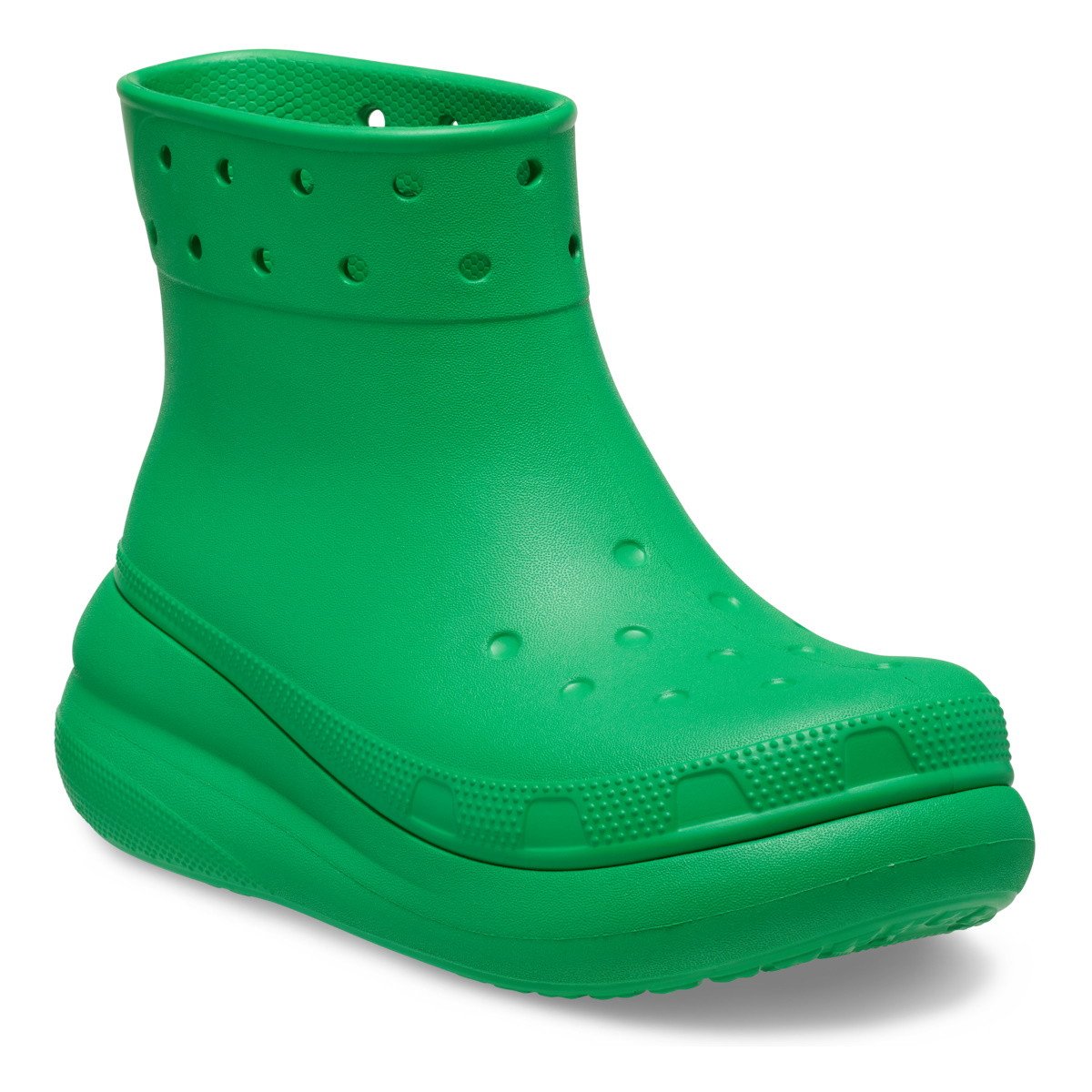 Cizme Crocs Classic Crush Rain Boot Verde - Grass Green - 1 | YEO