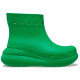 Cizme Crocs Classic Crush Rain Boot Culoare Verde - Grass Green