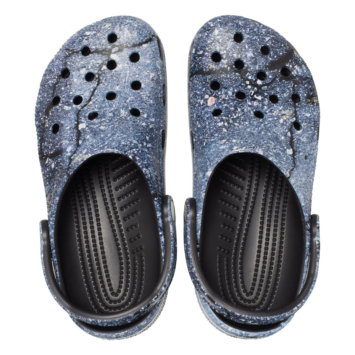 Saboti Crocs Classic Hyper Real Clog Multicolor - Multi/Black - 4 | YEO