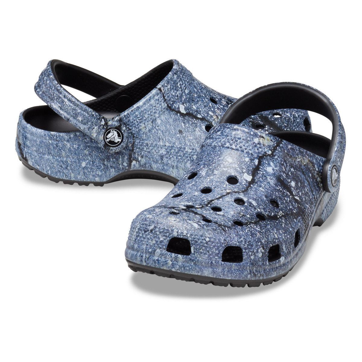 Saboti Crocs Classic Hyper Real Clog Multicolor - Multi/Black - 3 | YEO
