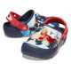 Saboți Crocs Fun Lab Avengers Patch Clog Kids Culoare Albastru - Navy