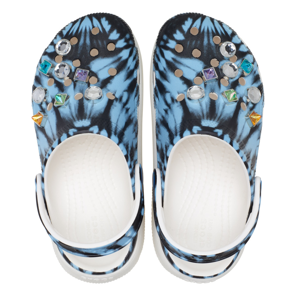 Saboți Crocs Classic Lil Rebel Cutie Clog Kids Multicolor - Multi/White - 4 | YEO