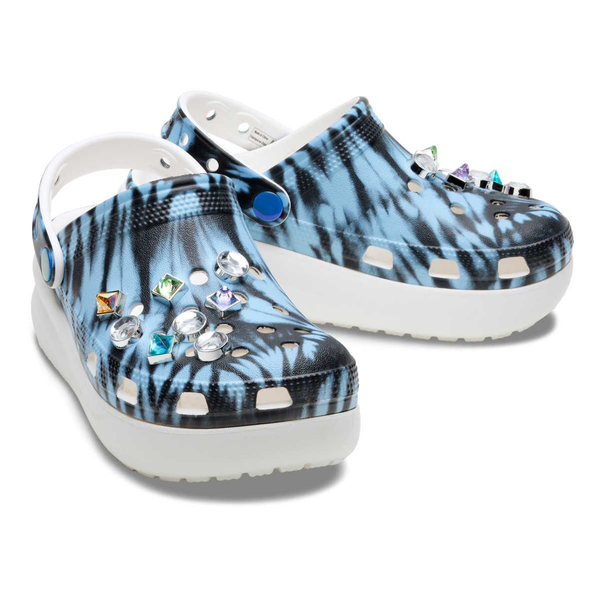 Saboți Crocs Classic Lil Rebel Cutie Clog Kids Multicolor - Multi/White - 3 | YEO