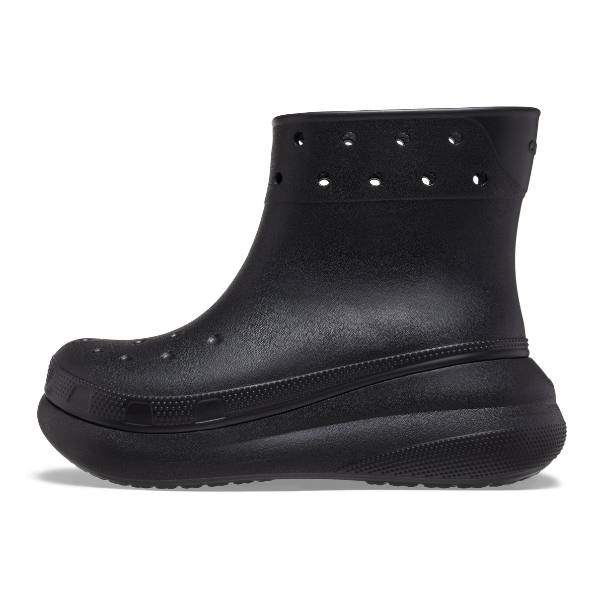 Cizme Crocs Classic Crush Rain Boot Negru - Black - 2 | YEO