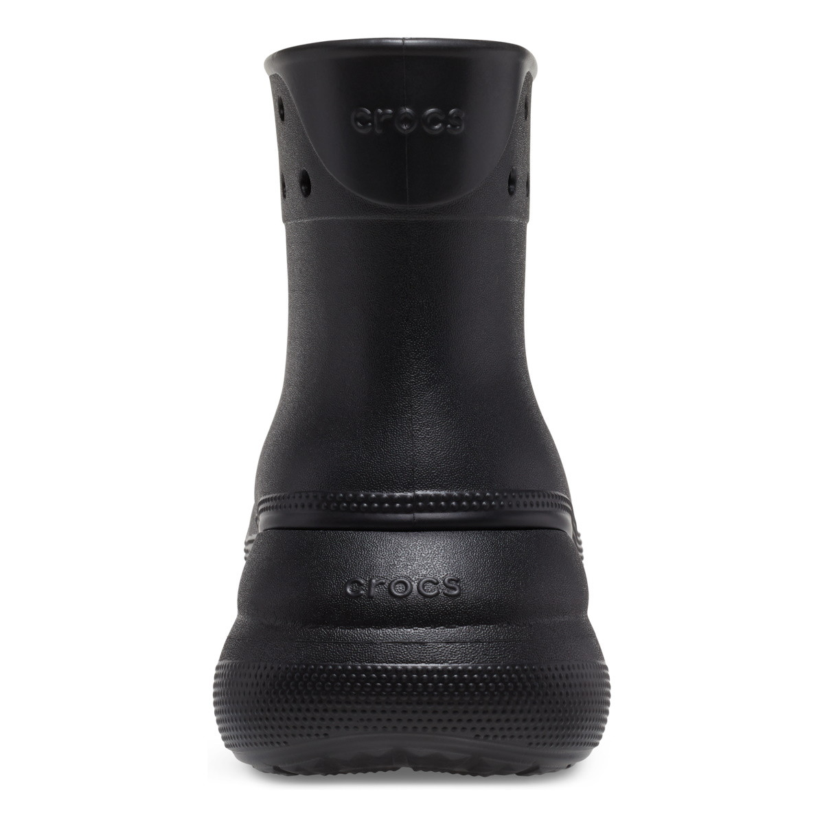 Cizme Crocs Classic Crush Rain Boot Negru - Black - 3 | YEO